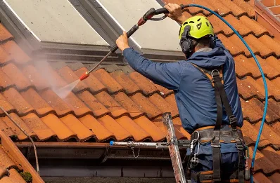 Démoussage et hydrofuge de toiture à Blomard
